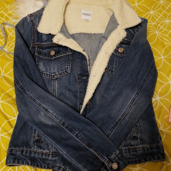 Kensie Sherpa Jean Jacket 